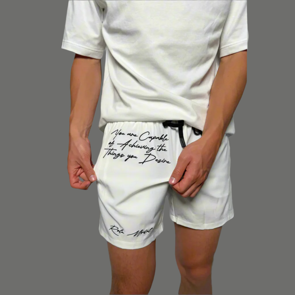 "COMPRESSION" SHORT - WHITE